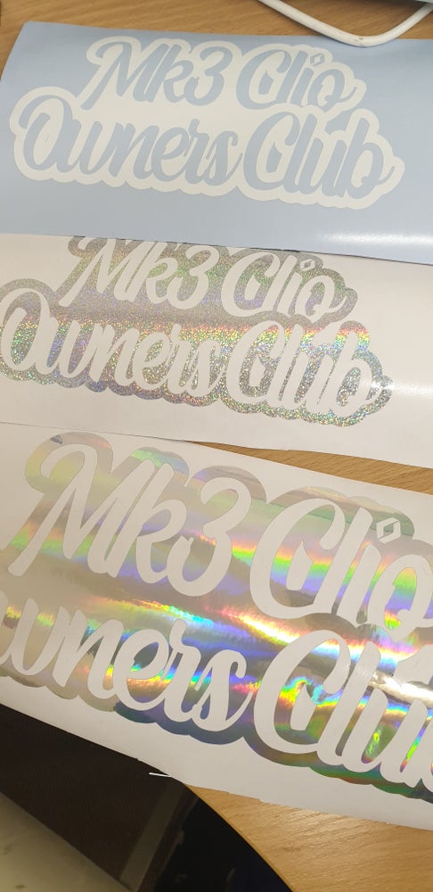 Small 20cm Script sticker – The Gifty Garage