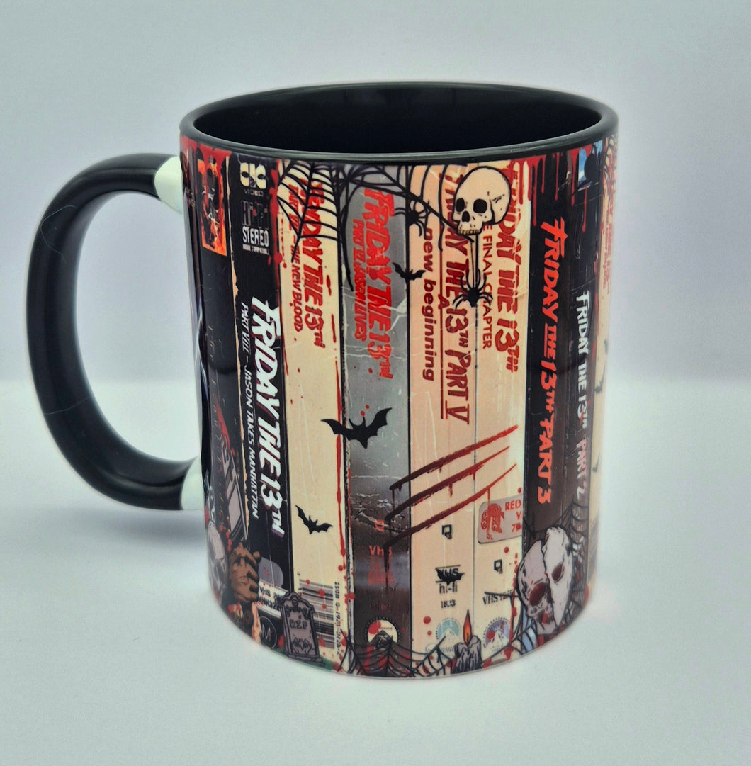 Friday the 13th VHS Style Mug