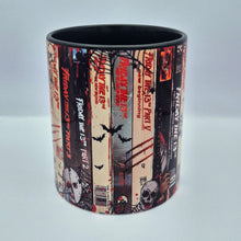 Load image into Gallery viewer, Friday the 13th VHS Style Mug
