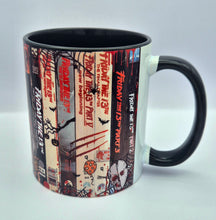 Load image into Gallery viewer, Friday the 13th VHS Style Mug
